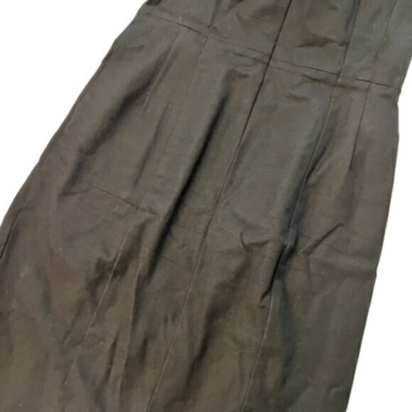 🎉PRICE REDUCED🎉 Banana Republic Black Square Neck‎ Dress 8 Sleeveless Office - Picture 7 of 13